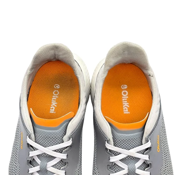 OluKai Island Hopper Sneakers Mens 11.5 Gray Knit Travel Comfort Shoes - Picture 6 of 8